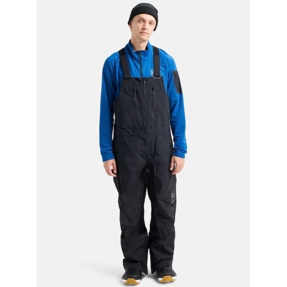 Burton [ak] GORE-TEX Cyclic Bib Pants True‎ Black Mens Small winter Snowboard